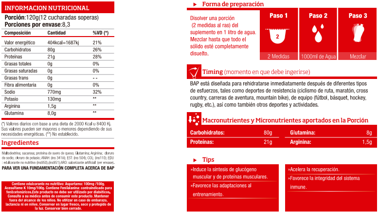 Bebida anticatabolica post esfuerzo