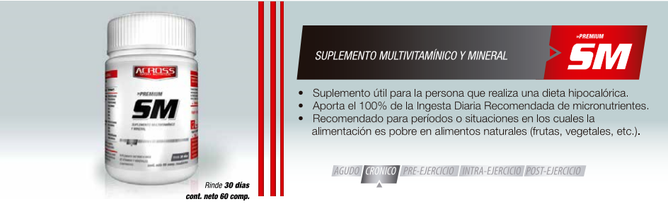 Suplemento Multivitamínico y Mineral