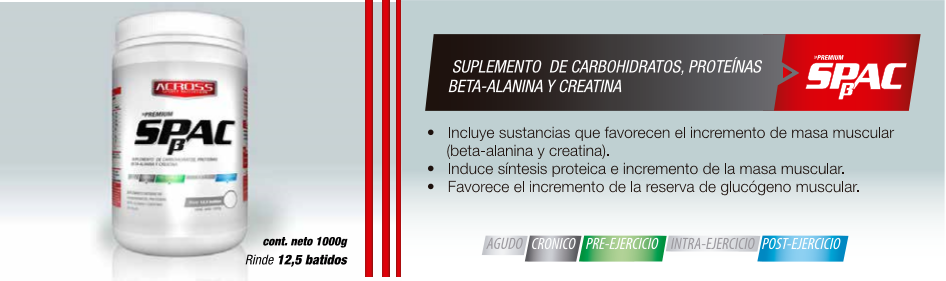 Suplemento de carbohidratos proteinas beta-alanina y creatina